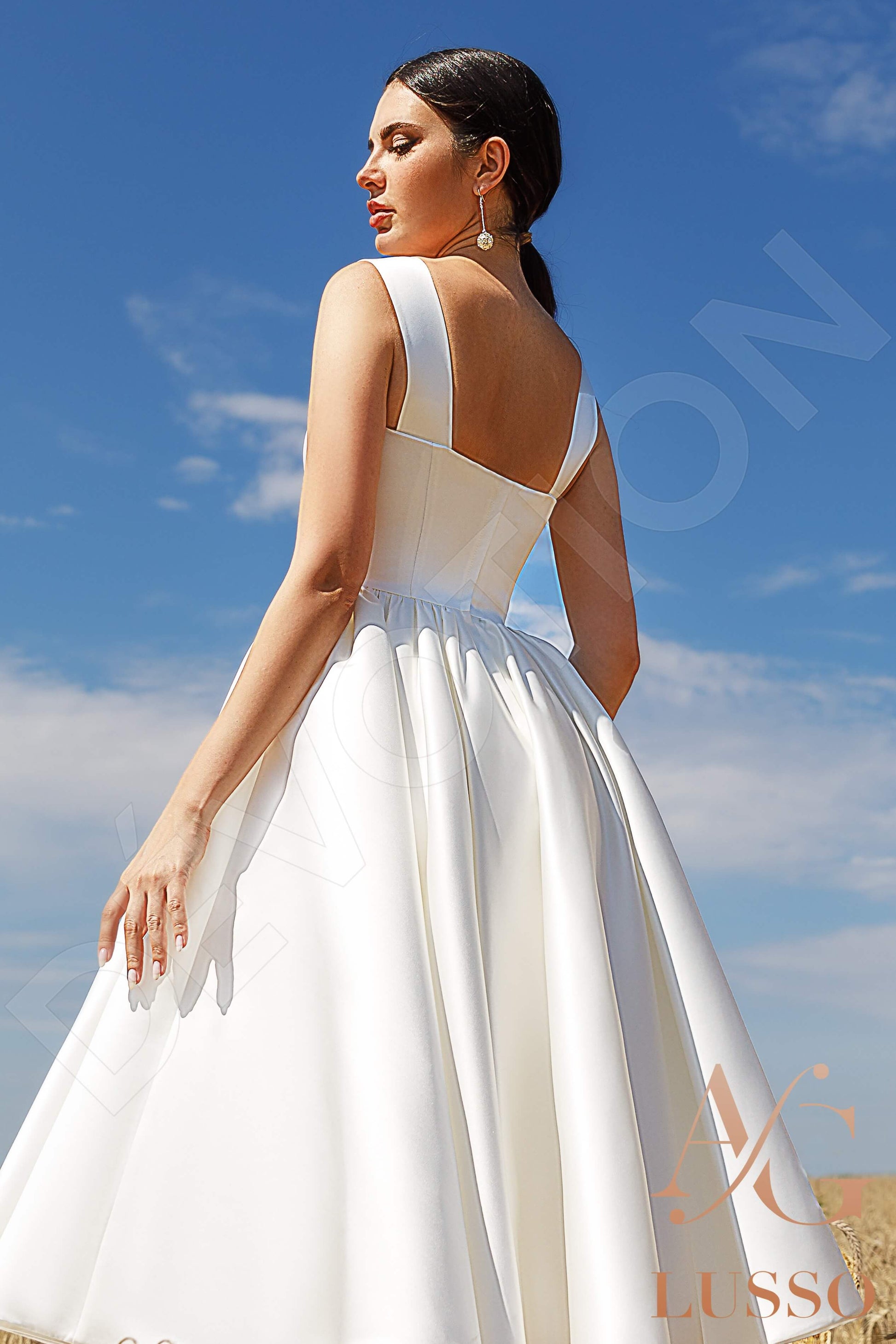 Gianna A-line Sweetheart Ivory Wedding dress