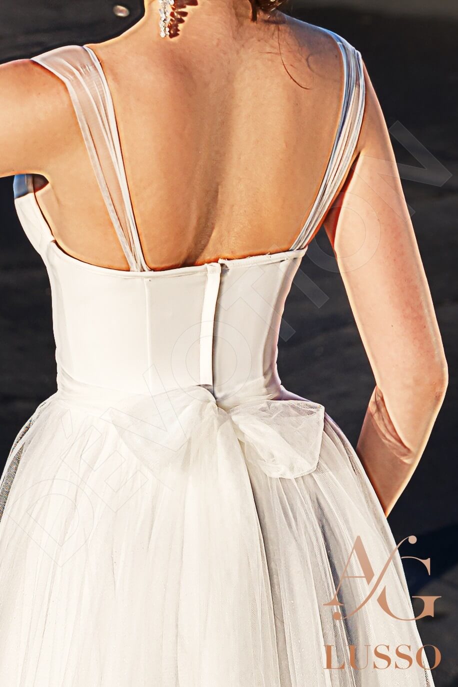 Kiera A-line Sweetheart Ivory Wedding dress