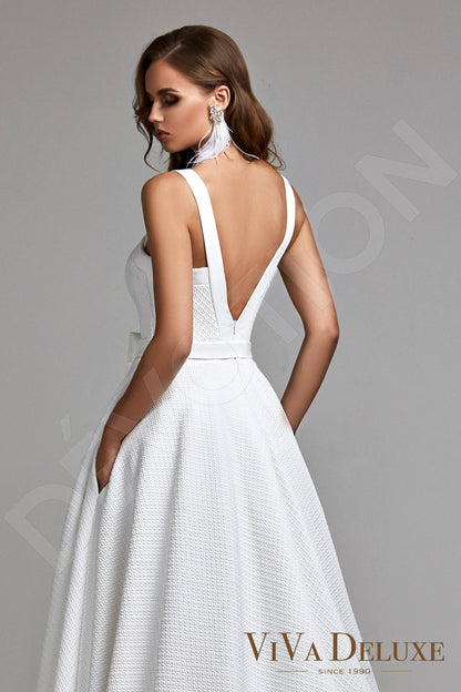 Charlene Open back A-line Sleeveless Wedding Dress 3