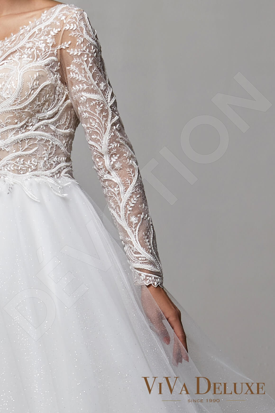 Nika A-line Asymmetric/One shoulder Ivory Wedding dress