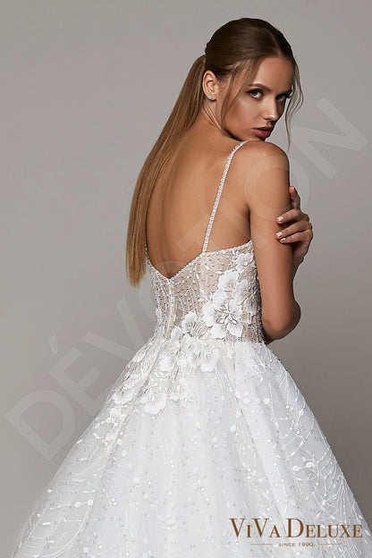 Glorie Open back Princess/Ball Gown Straps Wedding Dress 3