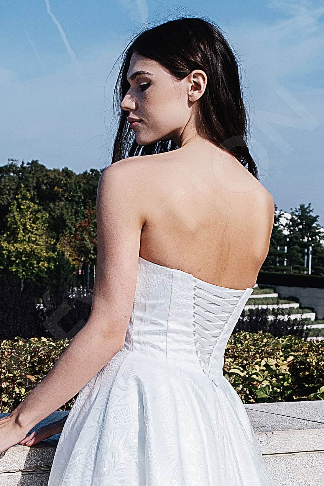 Merav A-line Sweetheart Ivory Wedding dress