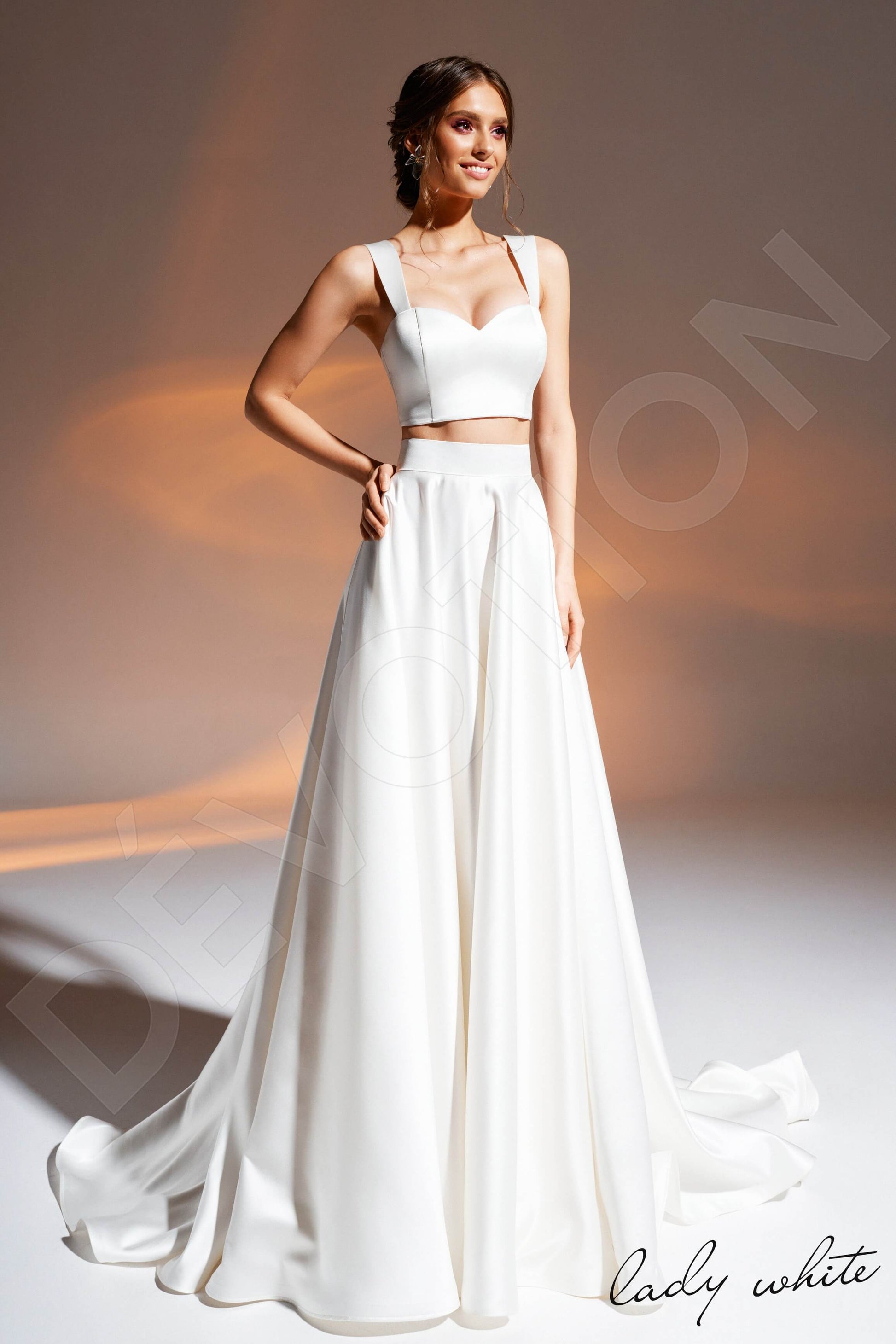 Oni A-line Sweetheart Ivory Wedding dress