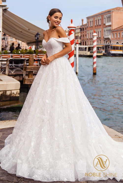 Esmeralda A-line Sweetheart Milk Wedding dress