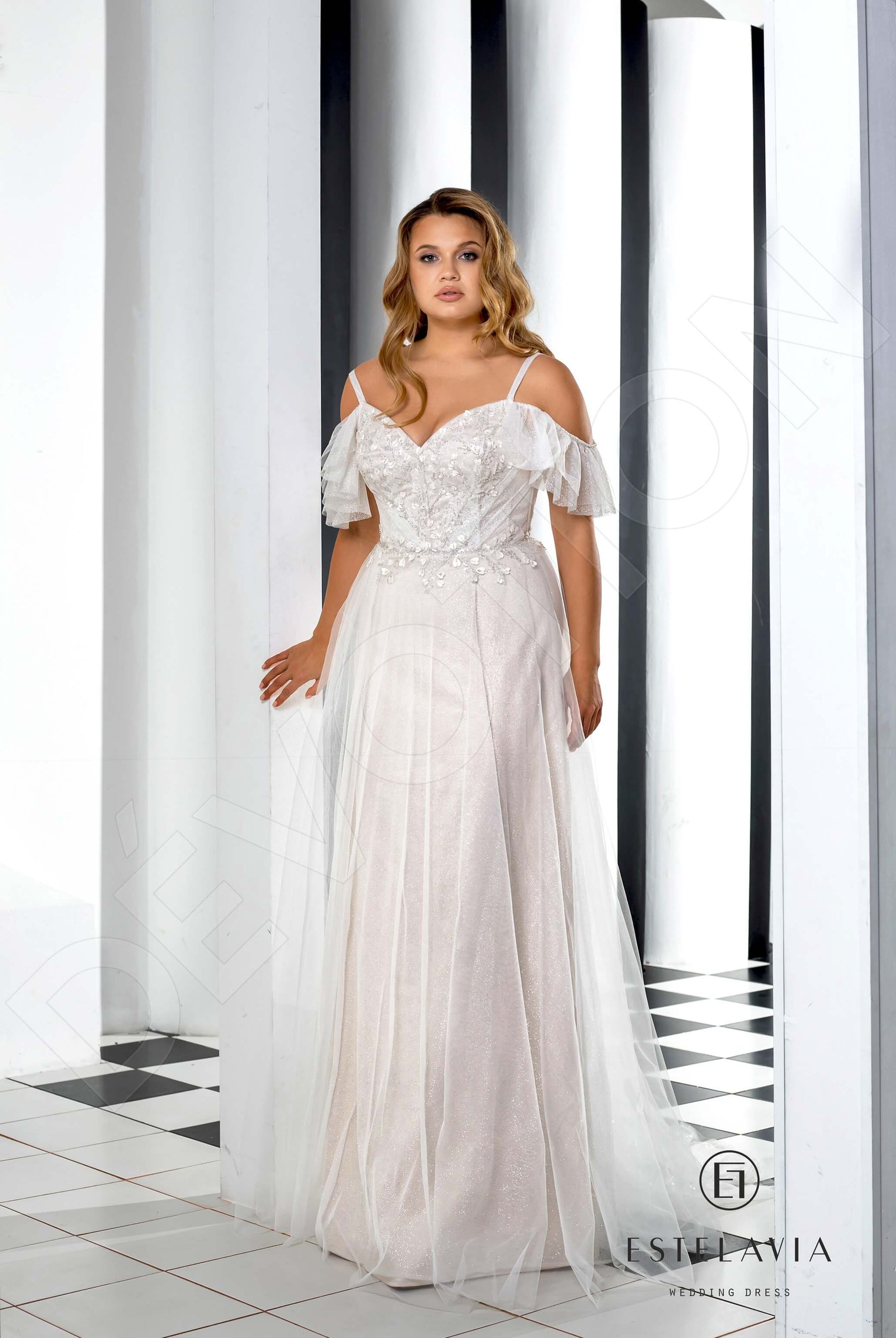 Minna A-line Sweetheart Milk Cappuccino Wedding dress