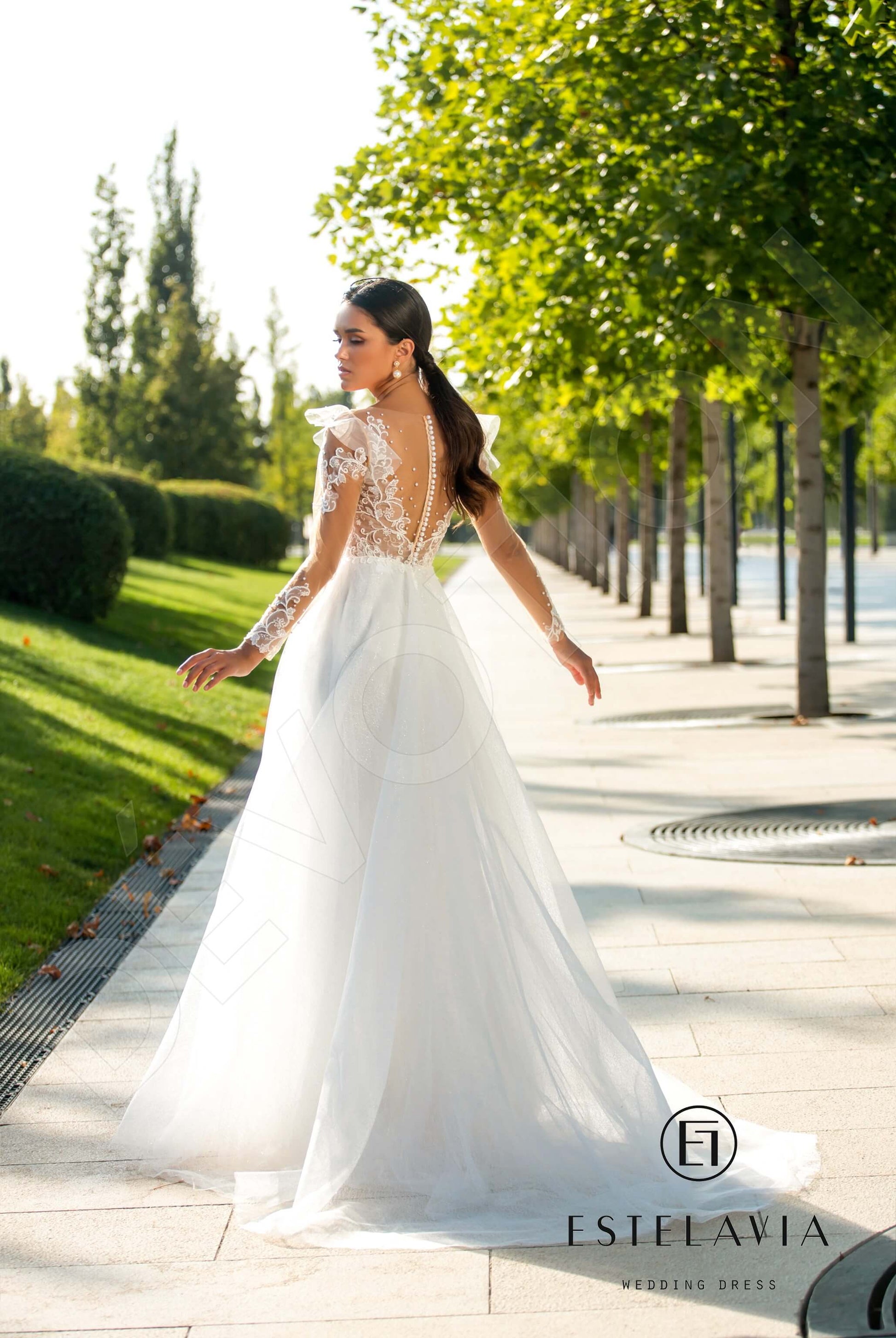 Mayr A-line Illusion Milk Wedding dress