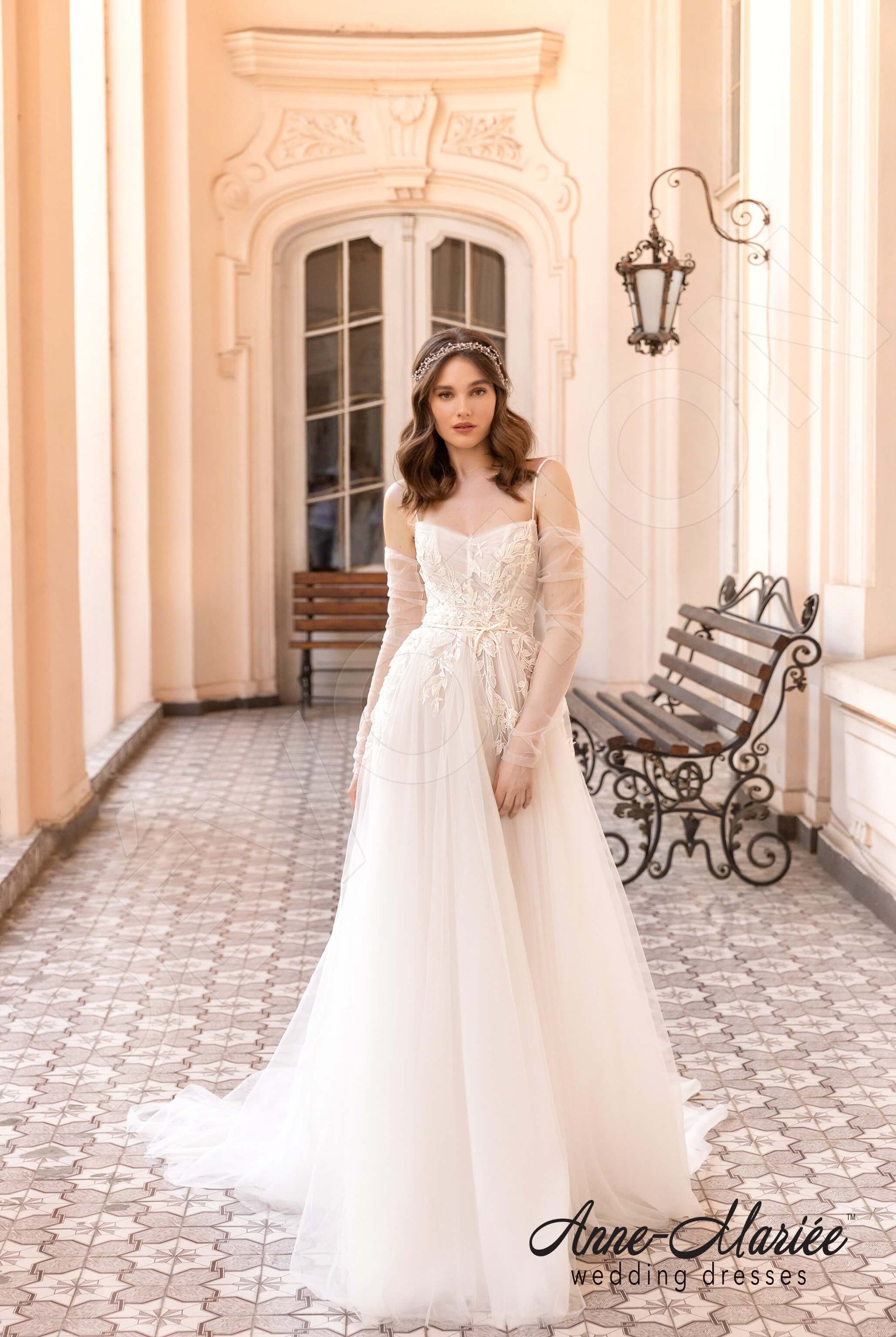 Lucile A-line Sweetheart Milk Wedding dress