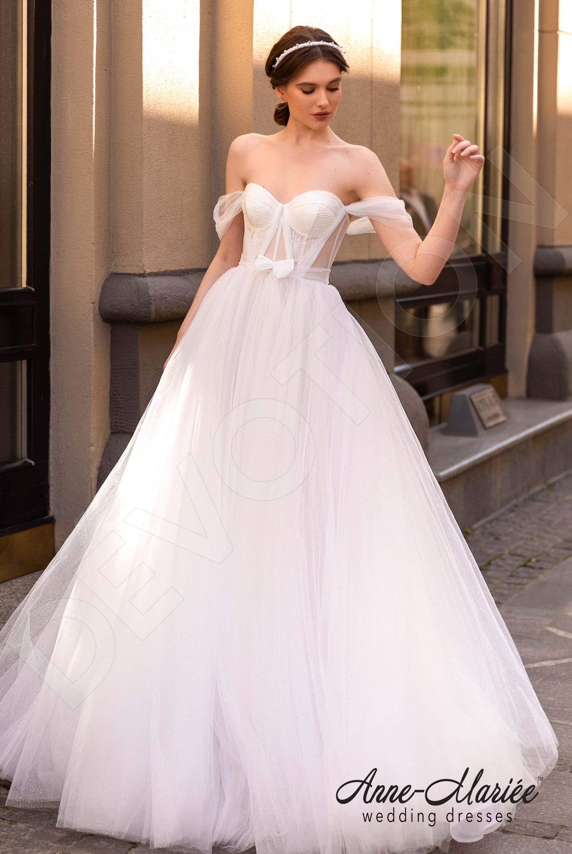 Pirret A-line Sweetheart Milk Wedding dress