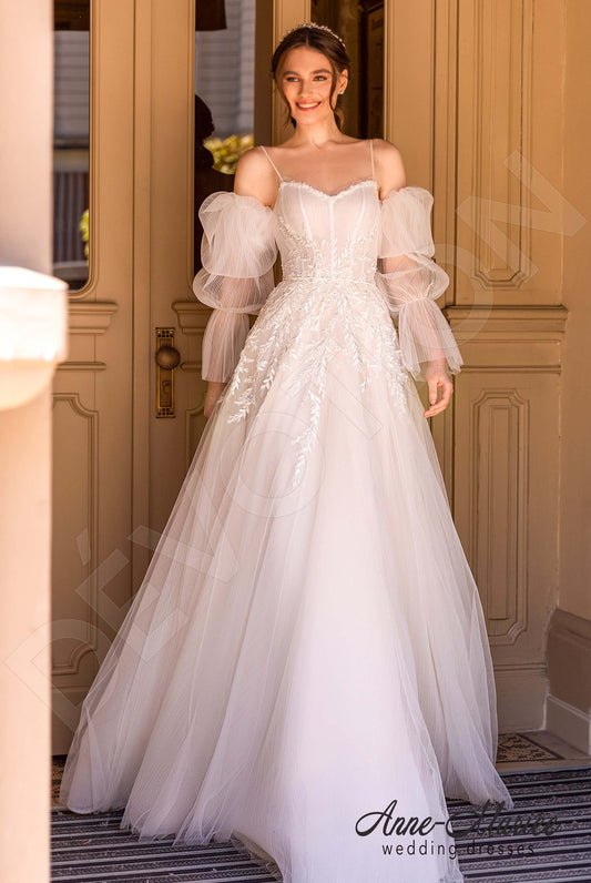 Zoera A-line Sweetheart Milk Wedding dress